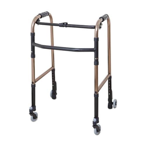 折りたたみ式歩行器 キャスターMR/標準/茶