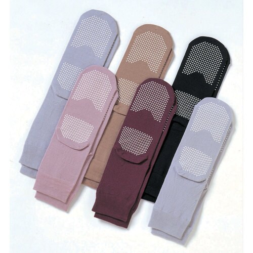 ゴムなしすべり止めソックス婦人(春夏用) グレー