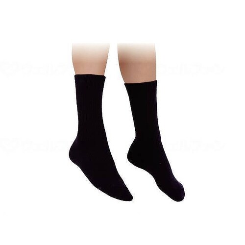 ひだまりダブルソックス紳士用 灰×4