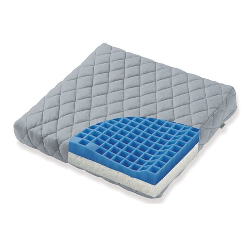 ピタ・シートクッション W ブレス/グレー