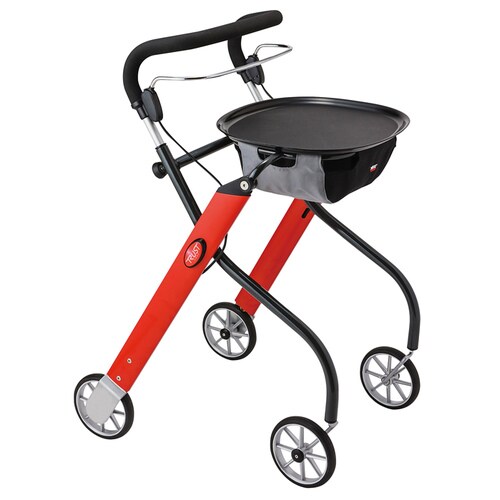 室内用歩行車レッツゴー/レッド