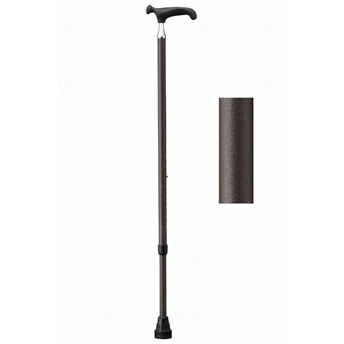 伸縮杖 OSSシリーズ レザーブラウン×2