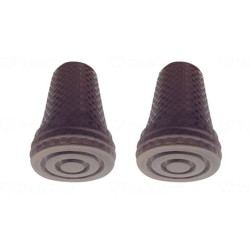 杖ゴムキャップ 12mm(2コ入)/ブラウン×12