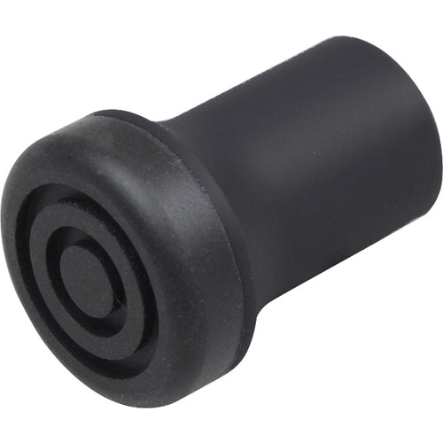 伸縮3つ折畳み杖用 先端ゴム(15mm)ブラック