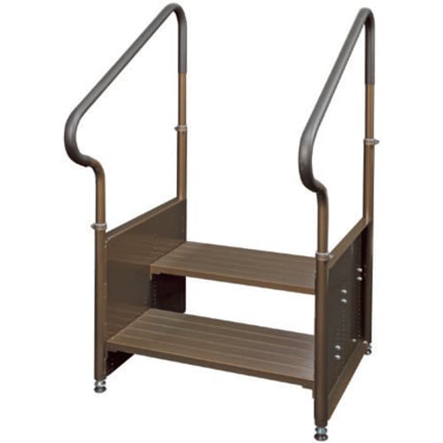 外用段差解消踏台DX ブラウン