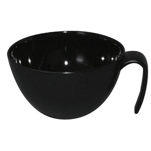 取っ手付スープ椀/黒×9