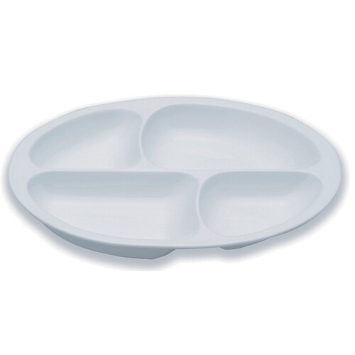 ユーディーエッグ仕切皿/ピュアホワイト×2