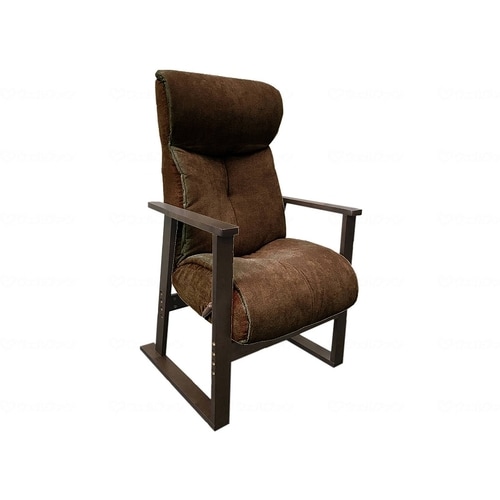 TVが見やすいガス式高座椅子 ダークブラウン