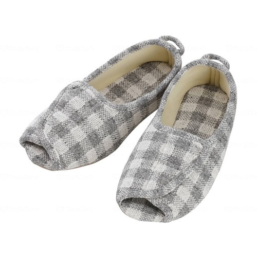 エコオープン/灰/片足/左M×4