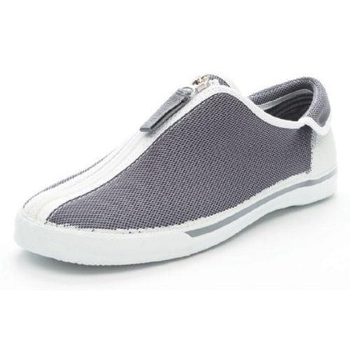 さらっと男性用 刺繍無/片足/グレー/左26.5