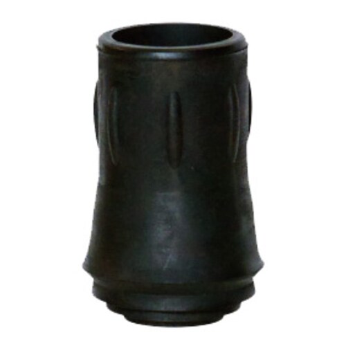 ステッキ先ゴム/黒/16mm No.8×32