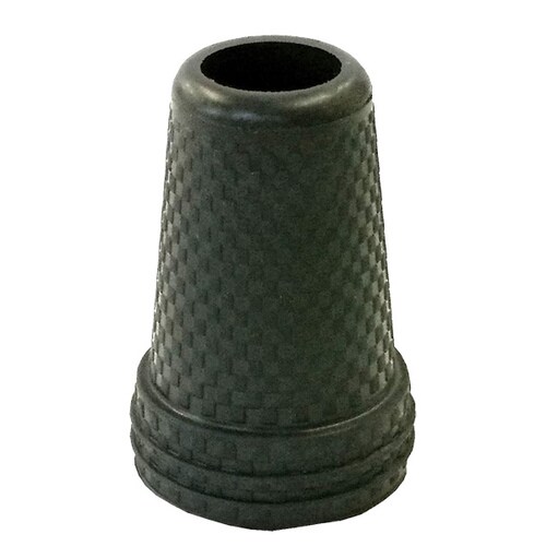 杖用ゴムチップ(格子柄) ブラック 16mm×21