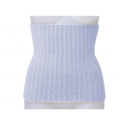 遠赤毛混リブ腹巻き/サックス/L−LL×6