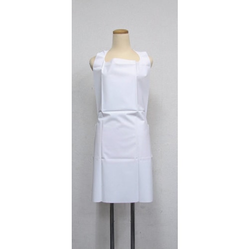 ウレタン防水カラーエプロン/ホワイト/ショート×4