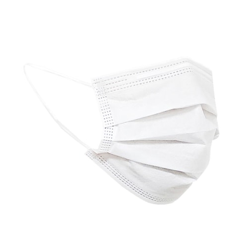 3層不織布マスク ホワイト 50枚入×6