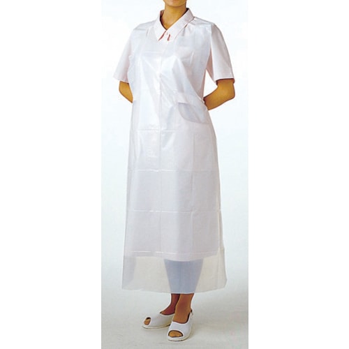 竹虎ビニールエプロンP ホワイト 50枚入×10