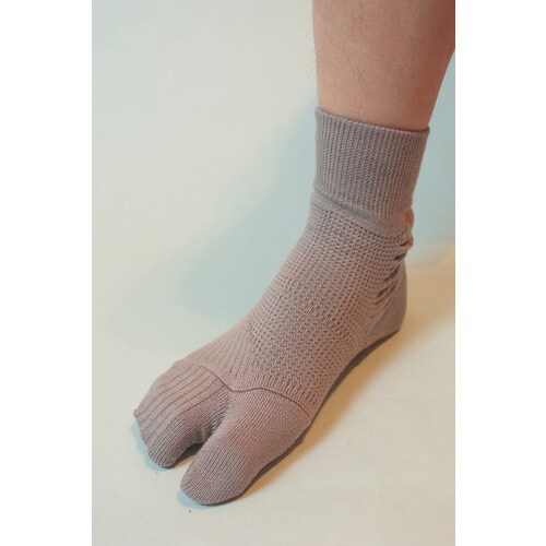 外反母趾対策靴下/グレー/24−25cm×3