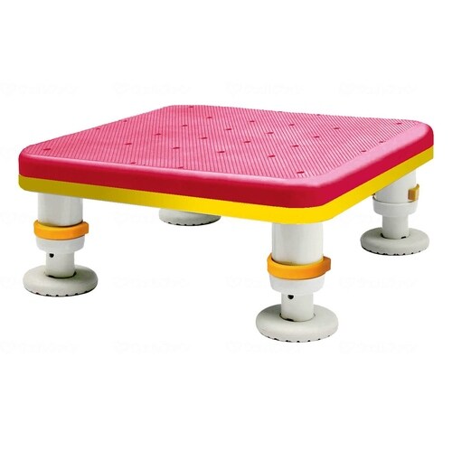 浴槽台 コンパクト/桃/10−15cm