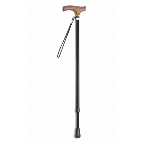 夢ライフステッキ伸縮型スリム 紺 ギフト×2