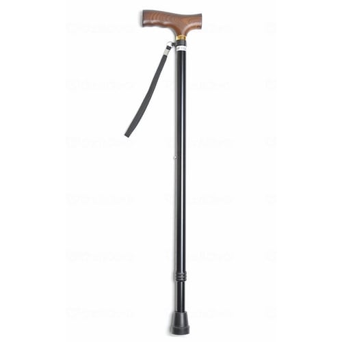 夢ライフステッキ伸縮型ベーシック ネイビー ギフト