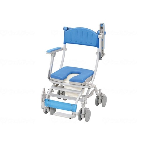 シャトレチェアC 4輪自在 U型 バケツ付き