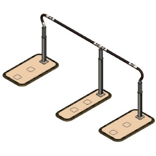 手すり スムーディ伸縮 片手すり ロング2050