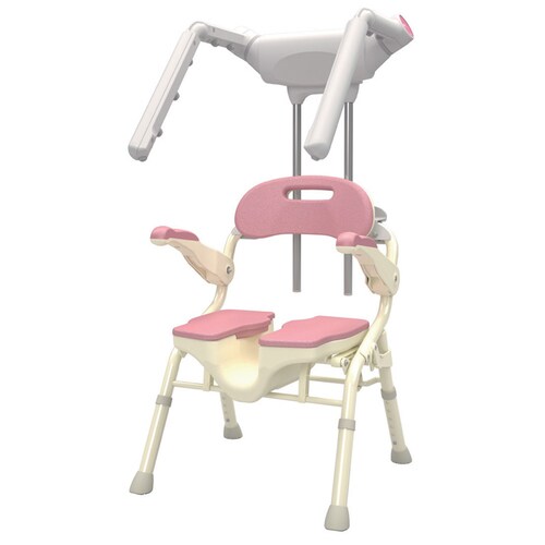 Wellシャワー温浴システム 桃 ケープ付 切替弁