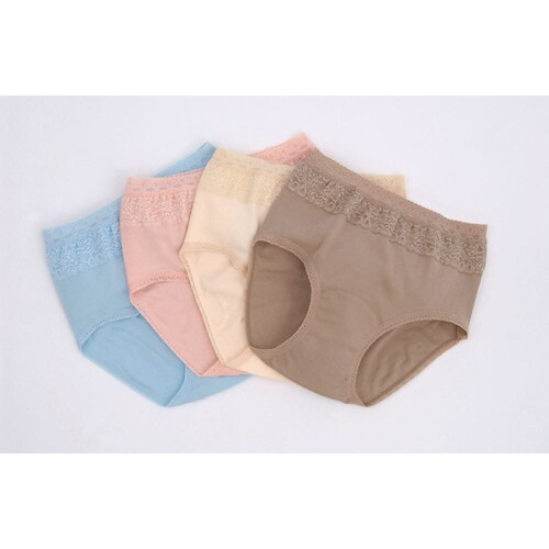 ソフラピレンショーツ クリーム L×4