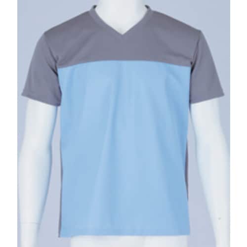 入浴介護Tシャツ/ブルー/3L×3