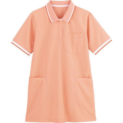 半袖ロングポロシャツ サックス LL×2