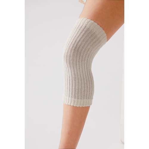 シルク混サポーター ひざ用2枚組/乳白×5