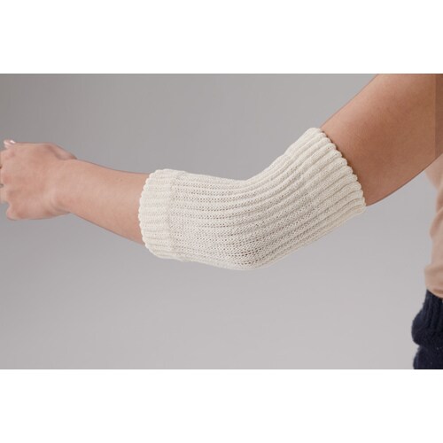 シルク混サポーター ひじ用2枚組/乳白×6