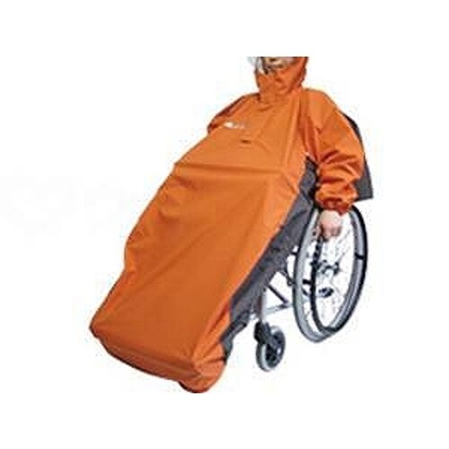 車いす用レインコート アクトフリーN/橙