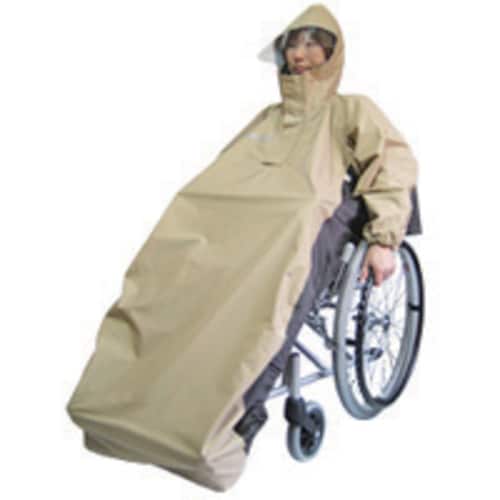 車いす用レインコート アクトフリーN/薄茶