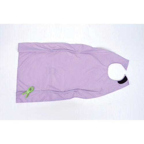 RAKUエプロンクリップ付 パープル フリー×4