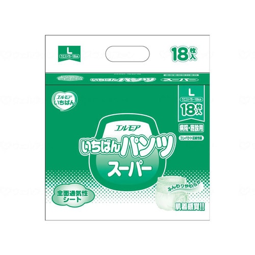 いちばんパンツスーパー L 18枚入×4