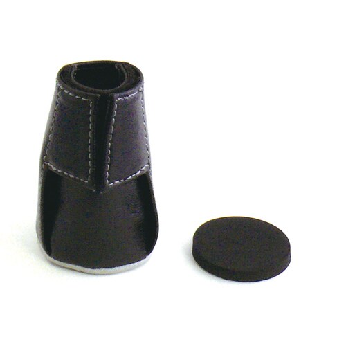 ふくよく 杖先エチケットカバー ブラック M×4