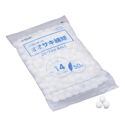 オオサキ綿球 No.7 直径7mm 50g入