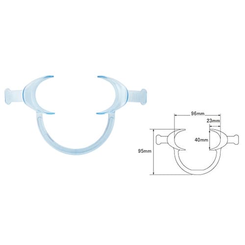 口角鈎 フルワイダー ソフト(ブルー) 2入