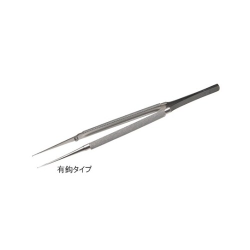 DDJ マイクロピンセット 16cm 有鈎 PH付