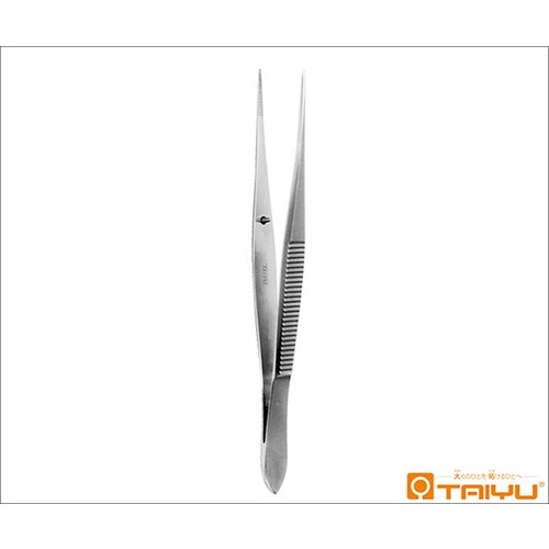 兎唇用鑷子 無鈎 併式 ダボ付 全長13cm