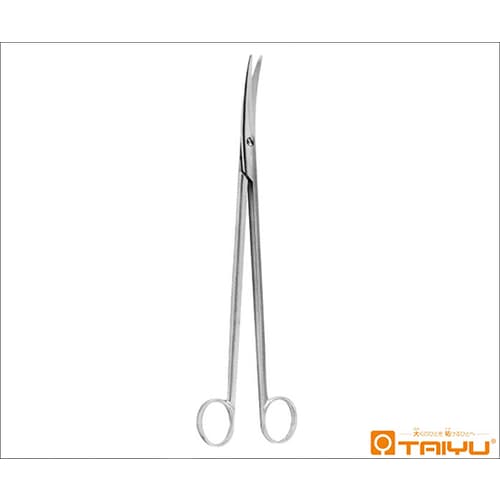 赤倉メーヨー肺剥離剪刀 反 ネジ止 全長24cm