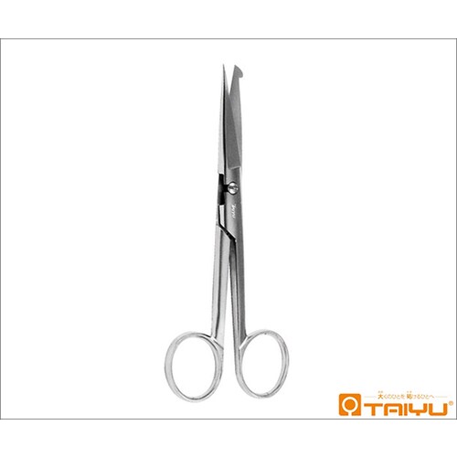 外科球頭剪刀 直 ハズシ 全長14cm