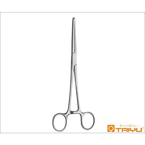 長コヘル鉗子 直 有鈎 BOX 全長21cm