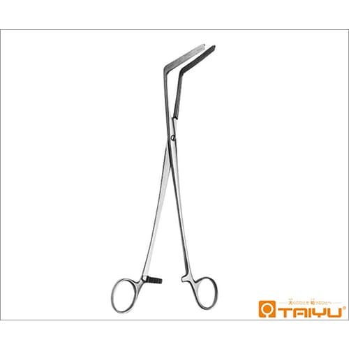 食道斜角鉗子 ネジ止 全長24cm