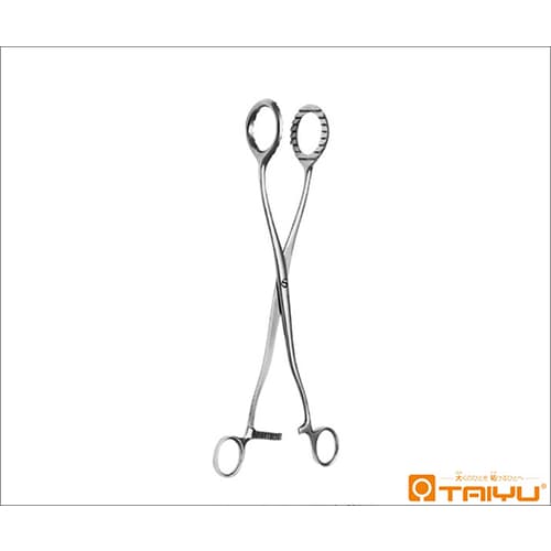 キュストネル子宮鉗子ネジ止 32mm