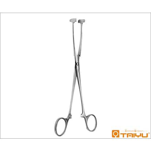 帝切用T字粘膜鉗子 横筋 ハズシ 全長19cm
