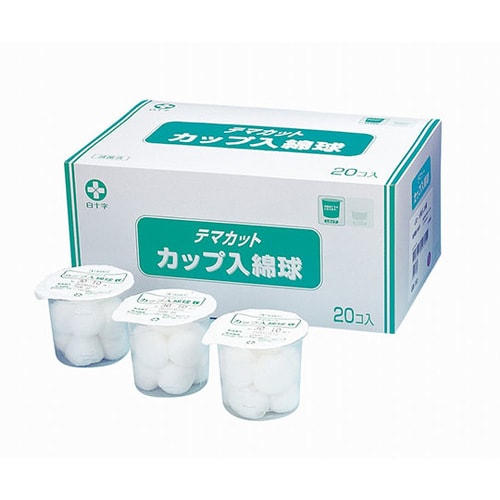 TMカップ入綿球Lカップ φ約30mm