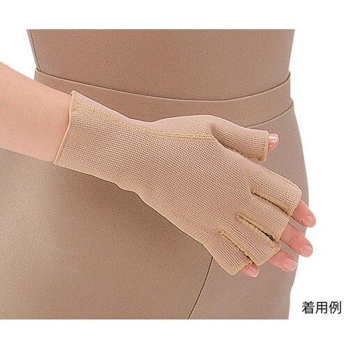 弾性スリーブ アックス ブラウン 圧迫圧2 XL