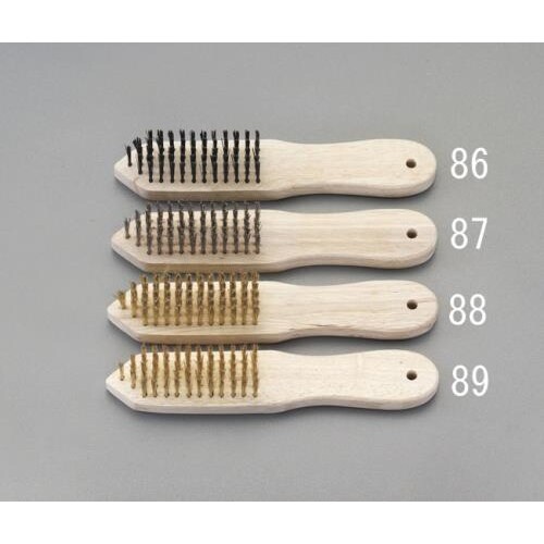 ワイヤーブラシ(真鍮線・5列)230mm